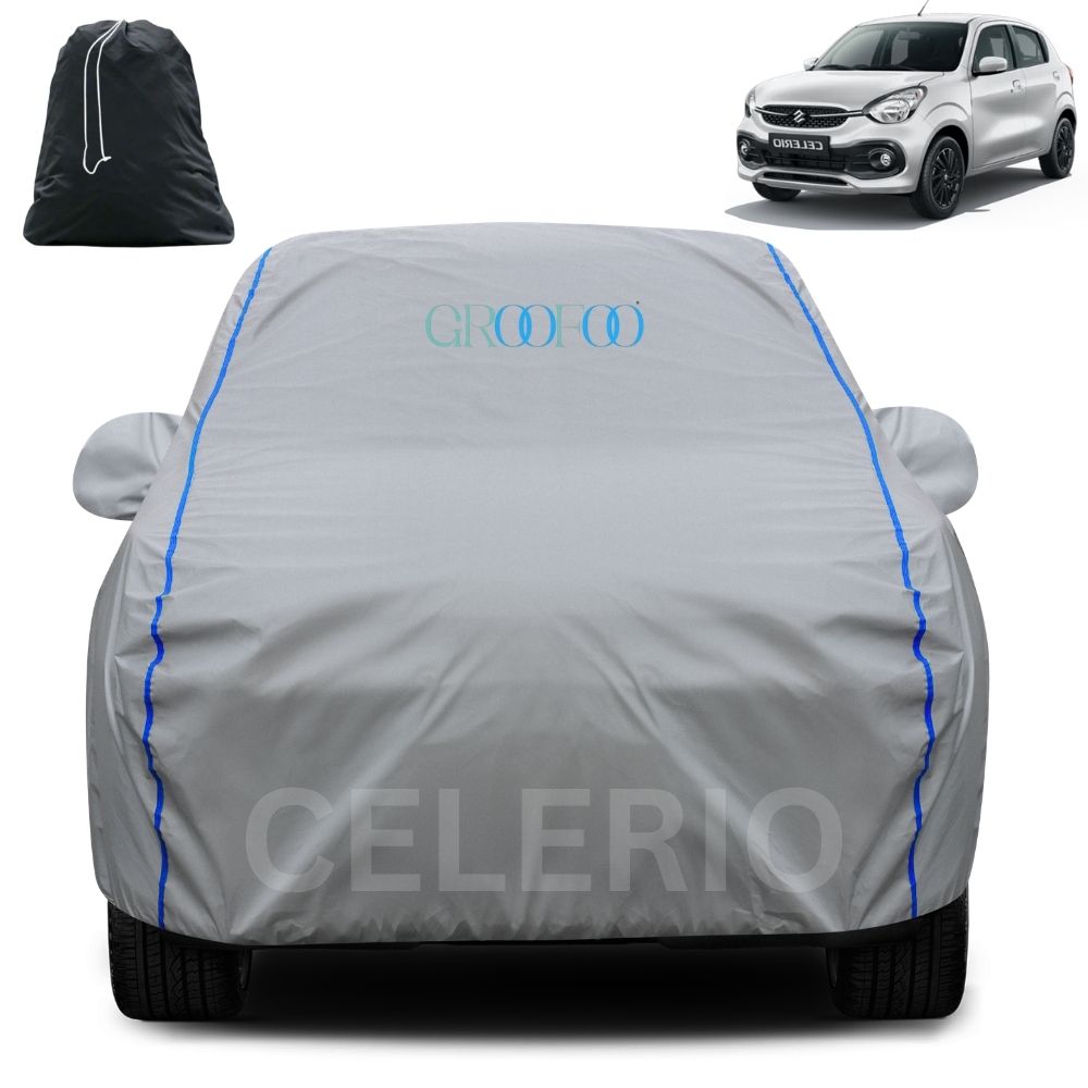 GROOFOO Waterproof Car Body Cover Celerio Custom Fit Car Body Cover