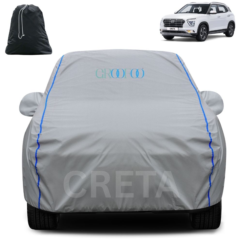 GROOFOO Waterproof Car Body Cover Creta Custom Fit Car Body Cover