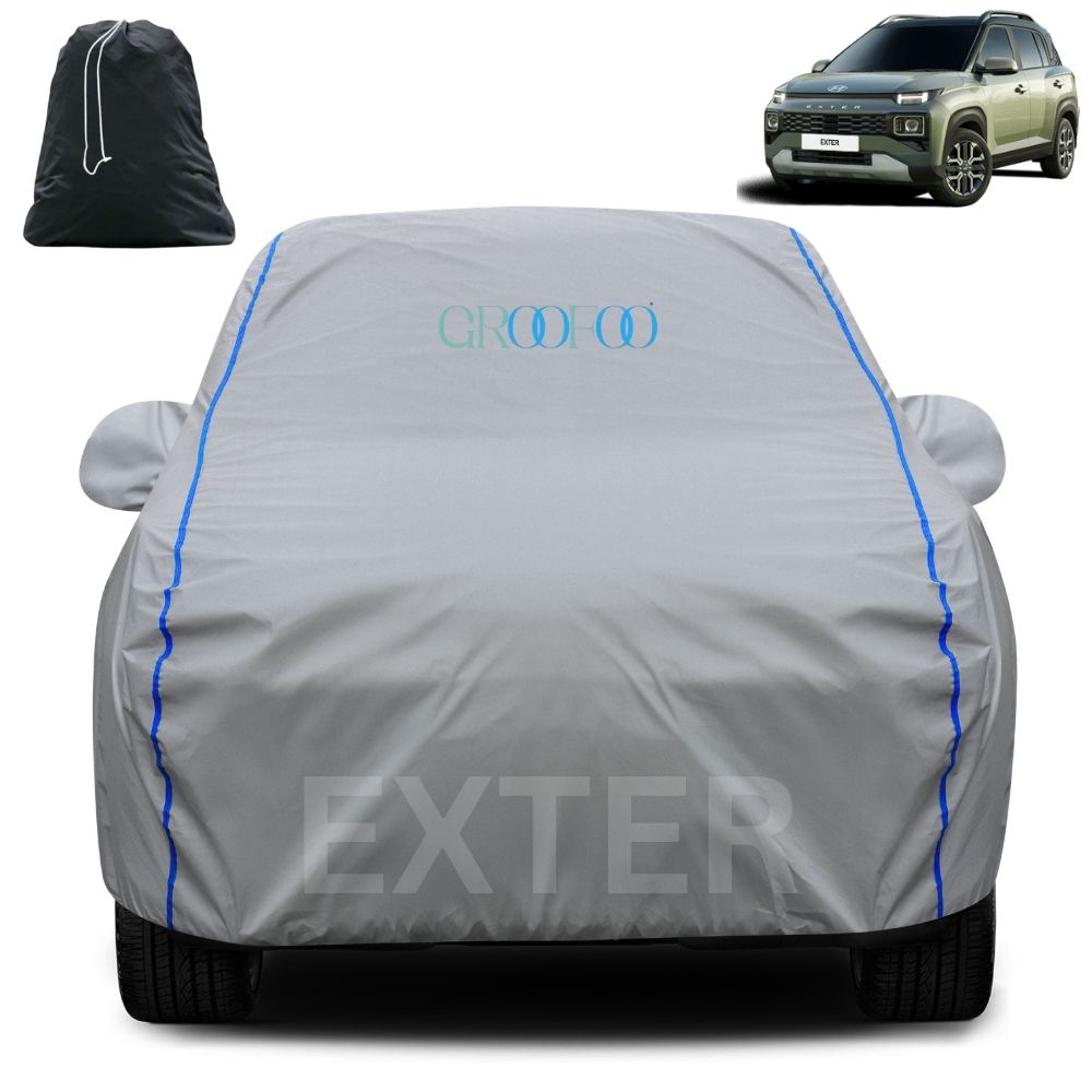 GROOFOO Waterproof Car Body Cover Exter Custom Fit Car Body Cover