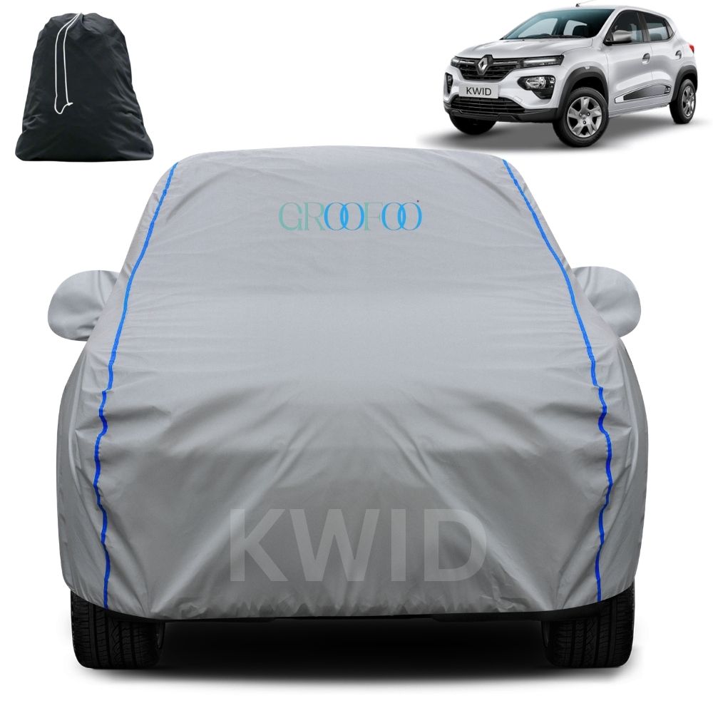 GROOFOO Waterproof Car Body Cover Kwid Custom Fit Car Body Cover