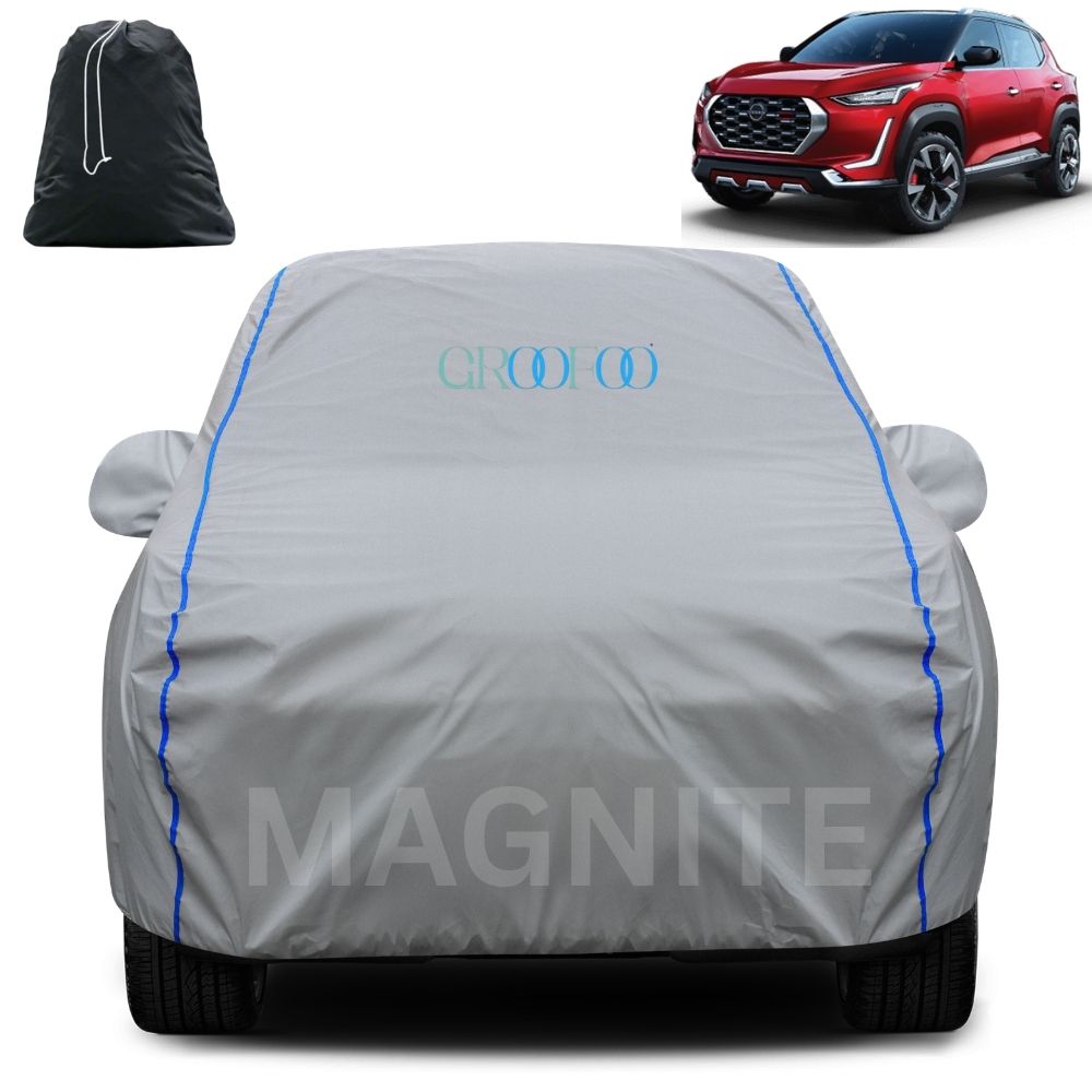 GROOFOO Waterproof Car Body Cover Nisan Magnite Custom Fit Car Body Cover