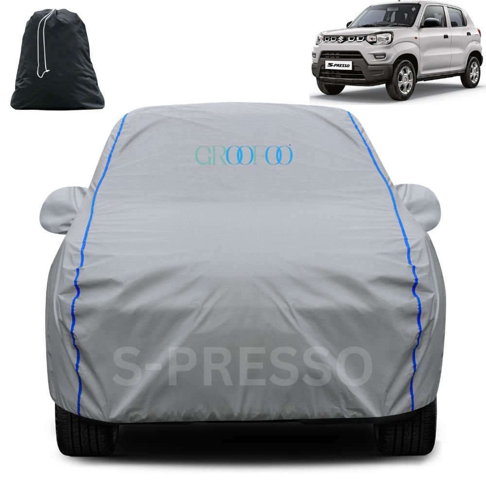 GROOFOO Waterproof Car Body Cover S-Presso Custom Fit Car Body Cover