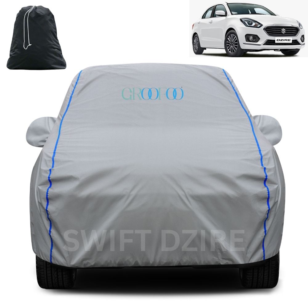 GROOFOO Waterproof Car Body Cover Swift Dzire Custom Fit Car Body Cover