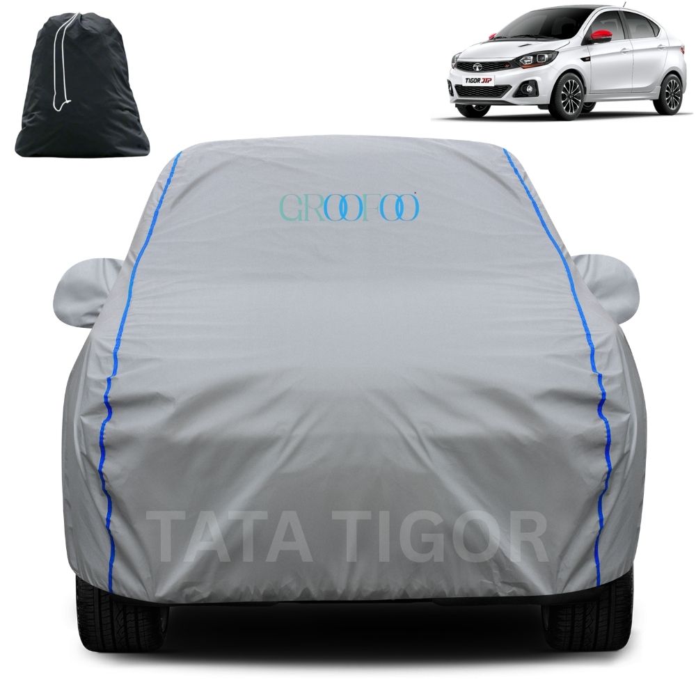 GROOFOO Waterproof Car Body Cover Tata Tigor Custom Fit Car Body Cover