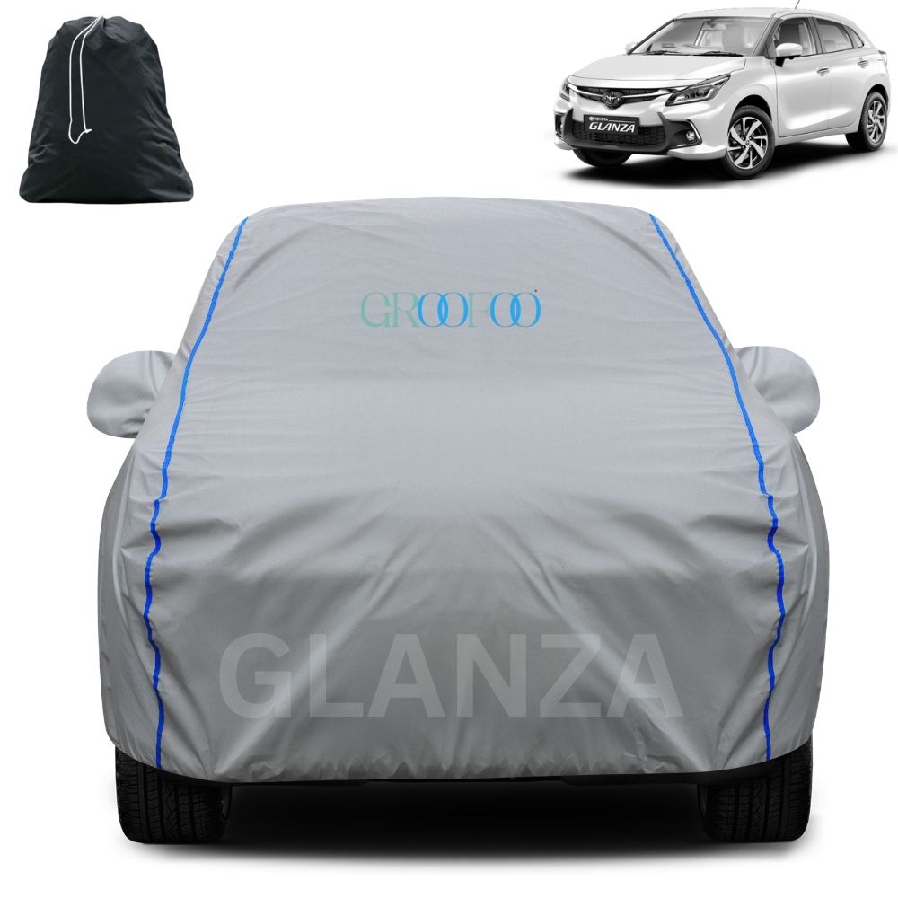 GROOFOO Waterproof Car Body Cover Toyota Glanza Custom Fit Car Body Cover