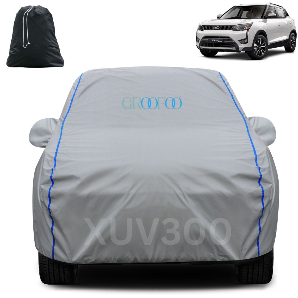 GROOFOO Waterproof Car Body Cover XUV 300 Custom Fit Car Body Cover