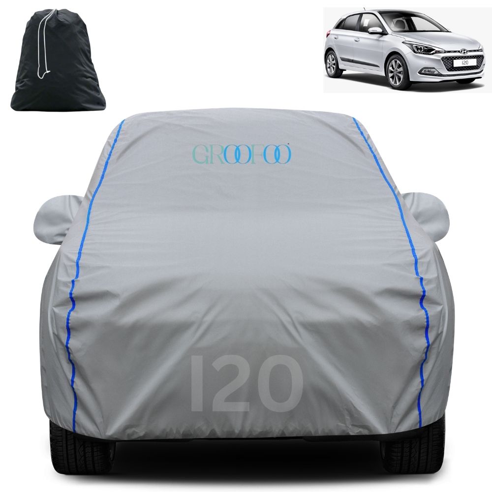 GROOFOO Waterproof Car Body Cover i20 Custom Fit Car Body Cover